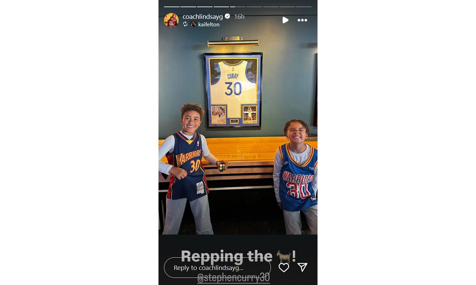 Screenshot, via Instagram (image credit: instagram/kaifelton)